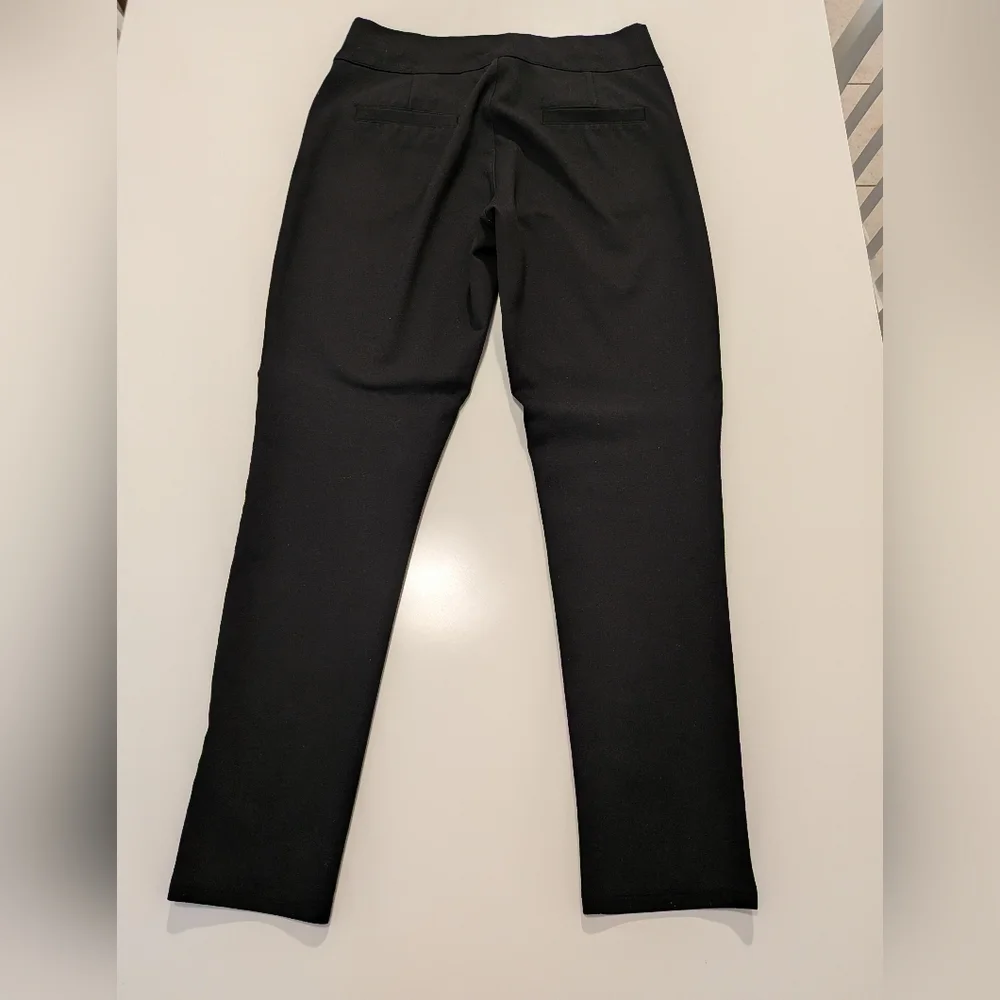 Tapata Women Black Pull On Skinny Dress Pants High‎ Waisted Stretch Trousers 10